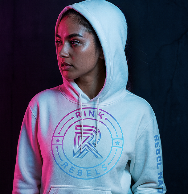 White Rebel Nation hoodie